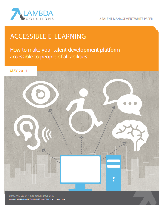 Accessible ELearning